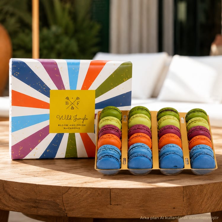 Wild Jungle Macarons (24'lü) — görsel 3