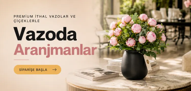 Vazoda Çiçek Aranjmanları